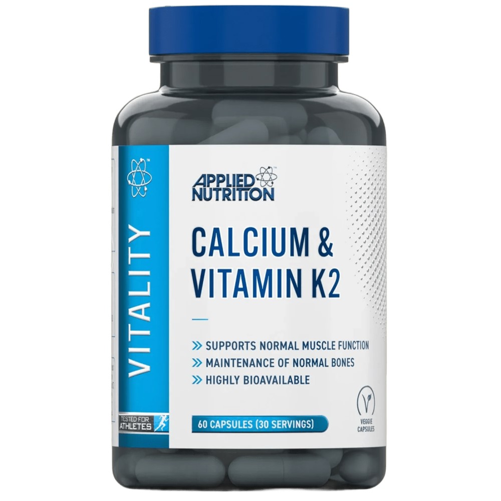 calcium, vitamin K2, capsules, bone support, vegetarian