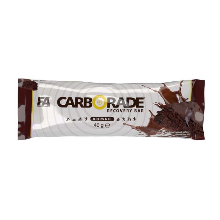 recovery bar, brownie, chocolate, protein bar, 40 g