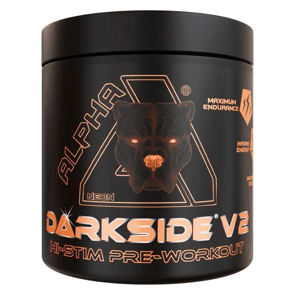 pre-workout, neon, darkside, supplement, container