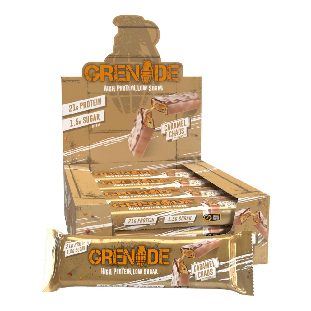 Grenade Carb Killa Bar 60g x12 Caramel Chaos