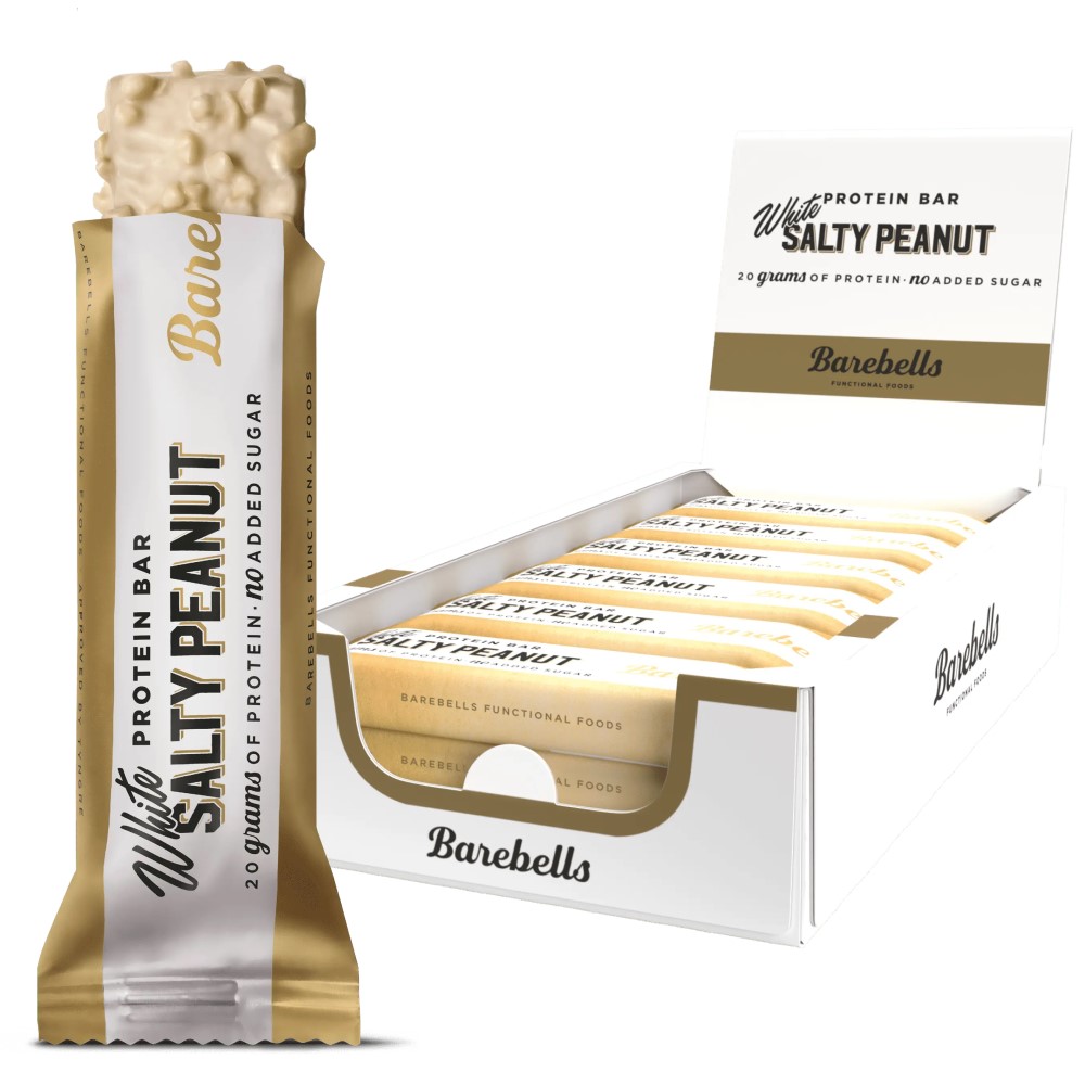 Barebells Protein Bar 55g x12 White Chocolate Salty Peanut
