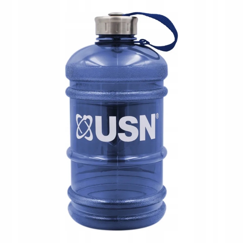 USN Water Jug 1100ml, durable hydration jug featuring a wide mouth, sturdy handle, and leak-proof lid