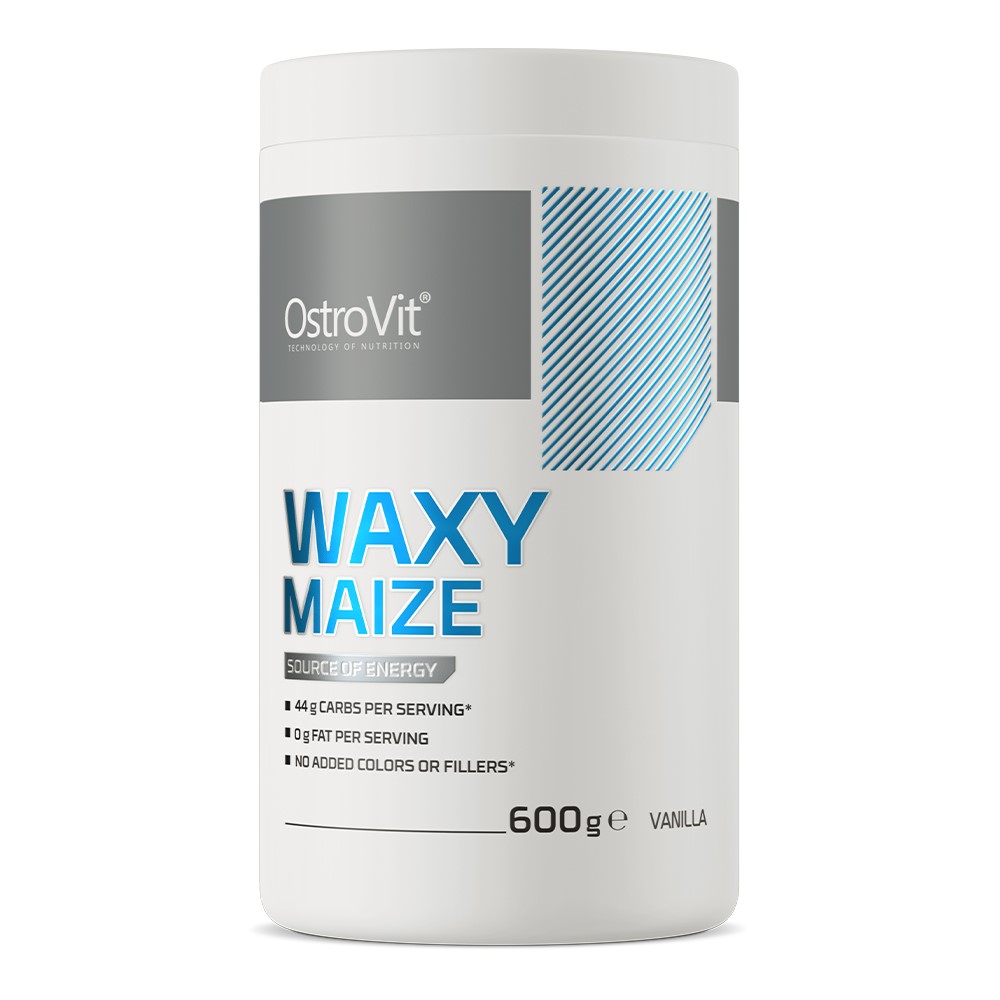 OstroVit Waxy Maize 600g by OstroVit Nutrition, powder supplement in a resealable pouch, typically white or clear packaging
