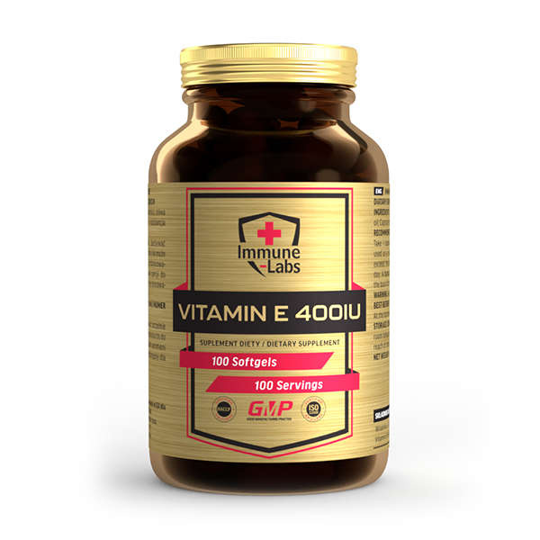 Immune Labs Vitamin E 400IU 100 Softgels