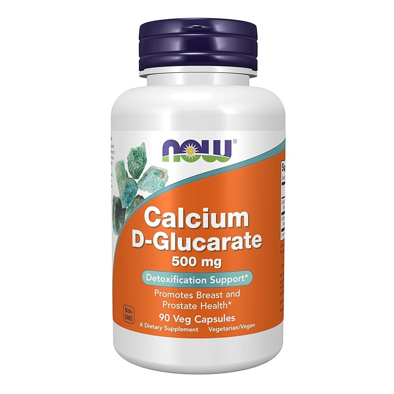calcium supplement, calcium D-glucarate, vegetarian, 90 capsules, detoxification support