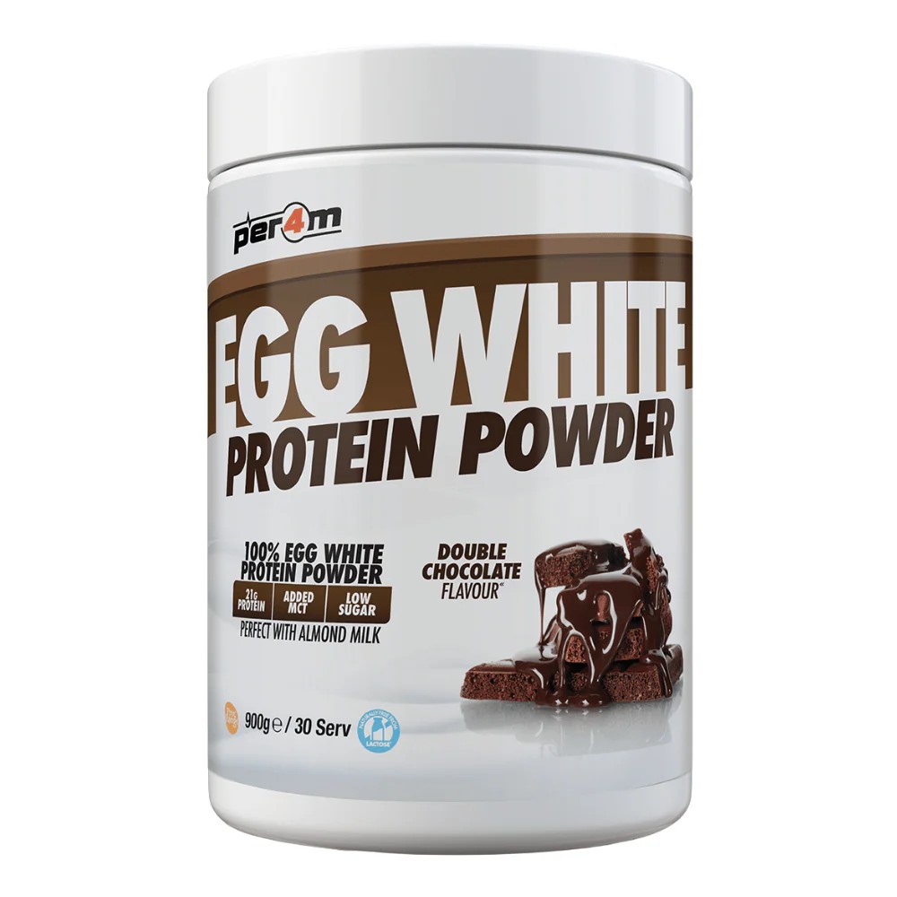 protein powder, egg white, brown label, double chocolate flavour, 900g