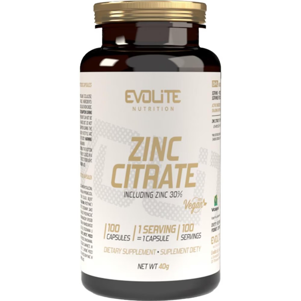 zinc, zinc citrate, dietary supplement, capsules, nutrition