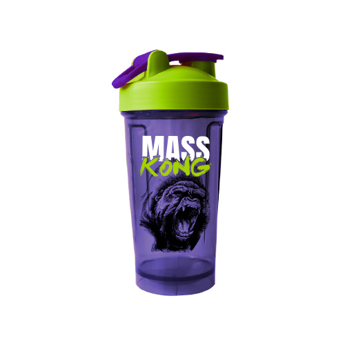 Hiro Lab Shaker Mass Kong 500ml with transparent BPA-free plastic body, measurement scale, and metal spring coil