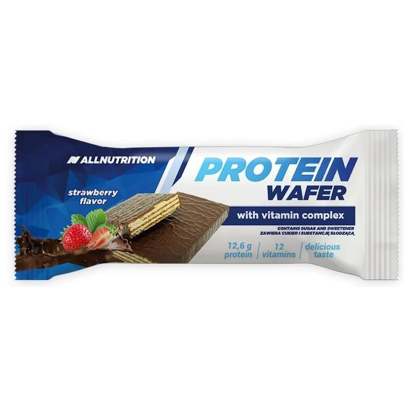 Allnutrition Protein Wafer Bar 35g x12 Strawberry