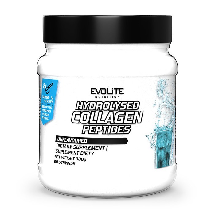 hydrolysed collagen, peptides, dietary supplement, unflavoured, container