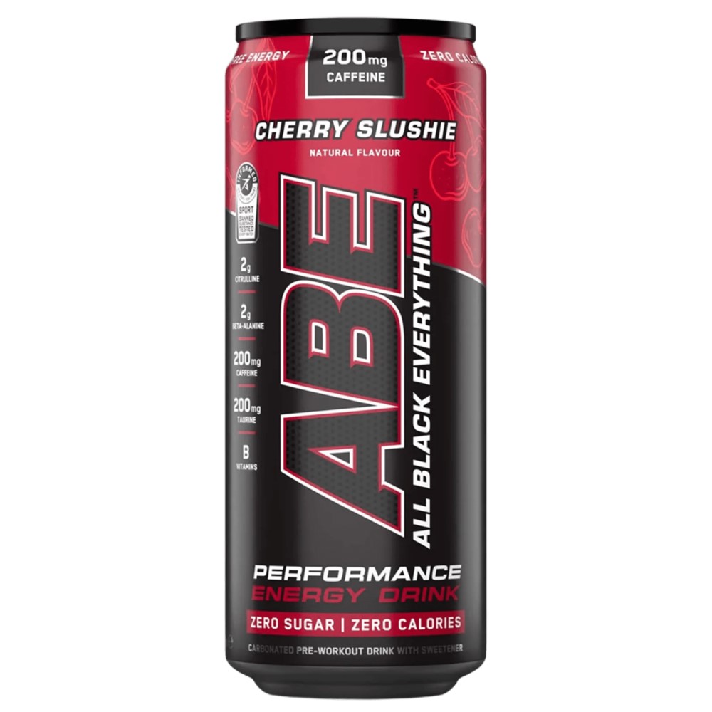 energy drink, caffeine, cherry, carbonated, can