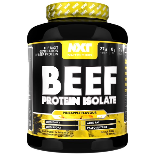 NXT Nutrition Beef Protein Isolate 1800g pineapple flavour product image