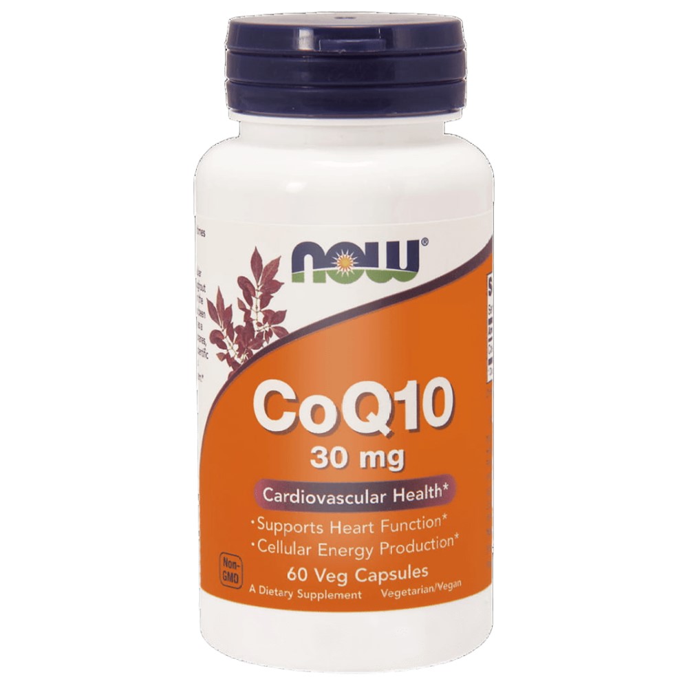 coq10, 60 veg capsules, dietary supplement, cardiovascular health, non-gmo
