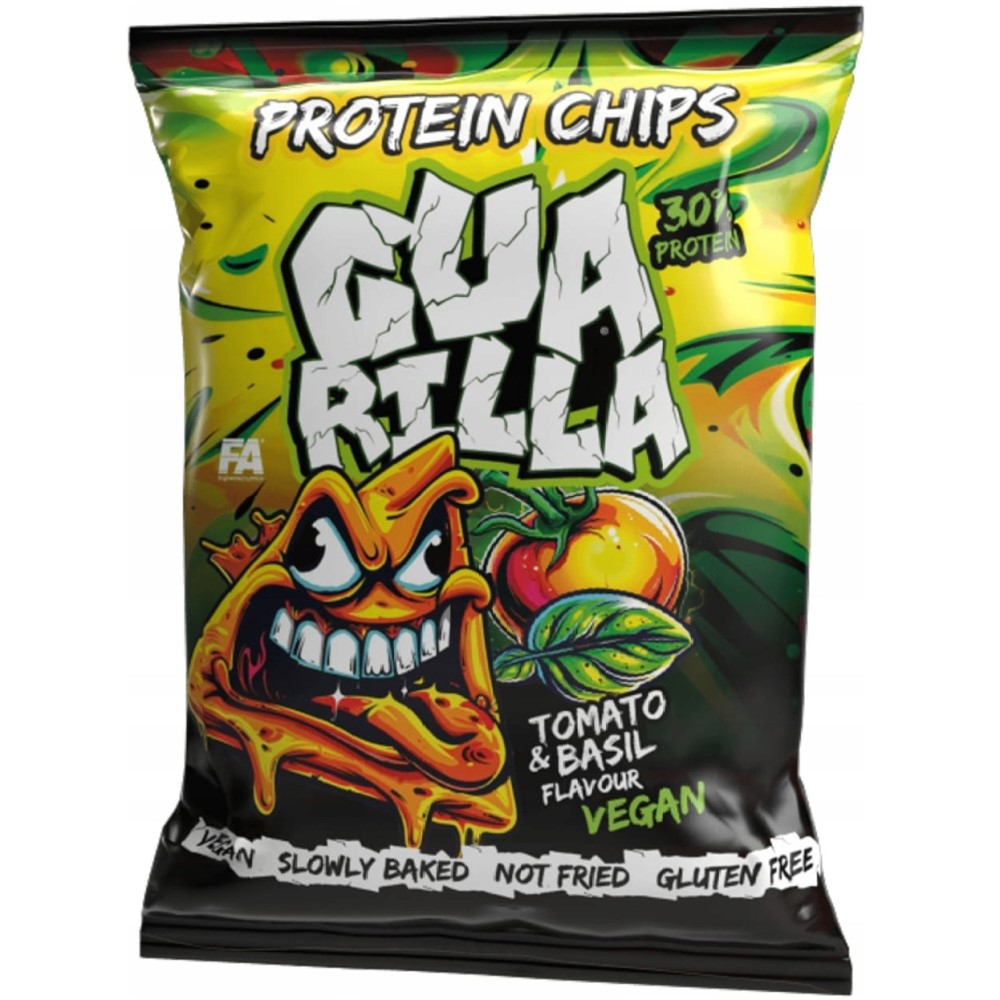 protein chips, vegan, tomato basil, gluten free, crunchy snack