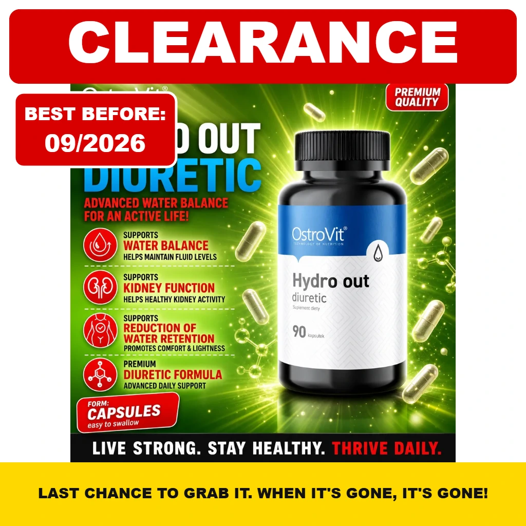OstroVit Hydro Out diuretic dietary supplement with 90 capsules and a water-balance formula