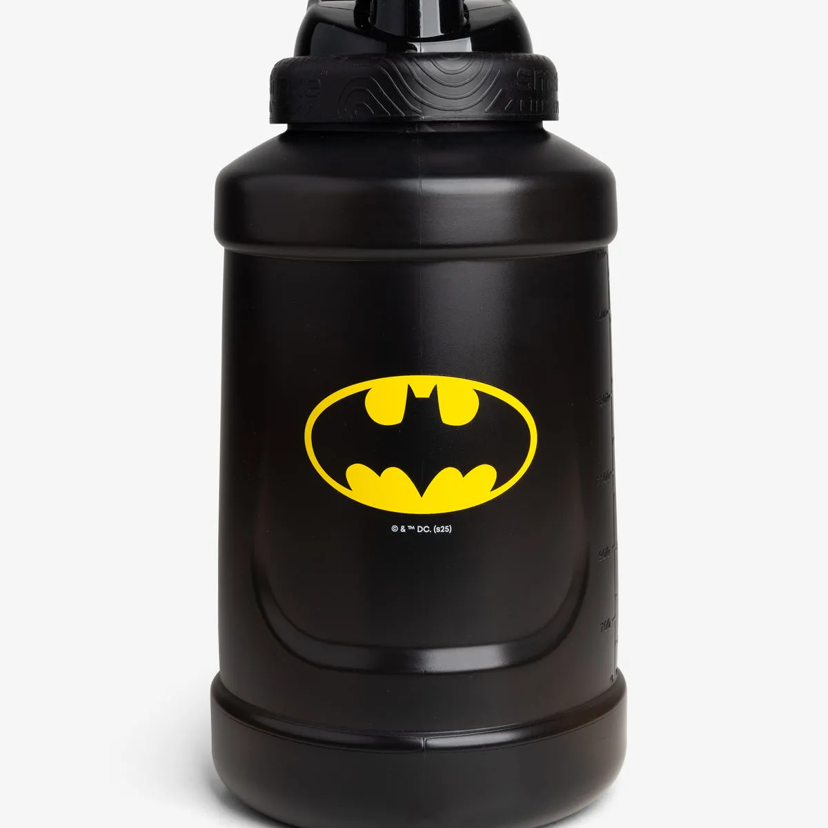 water bottle, Batman logo, plastic bottle, black bottle, sport bottle