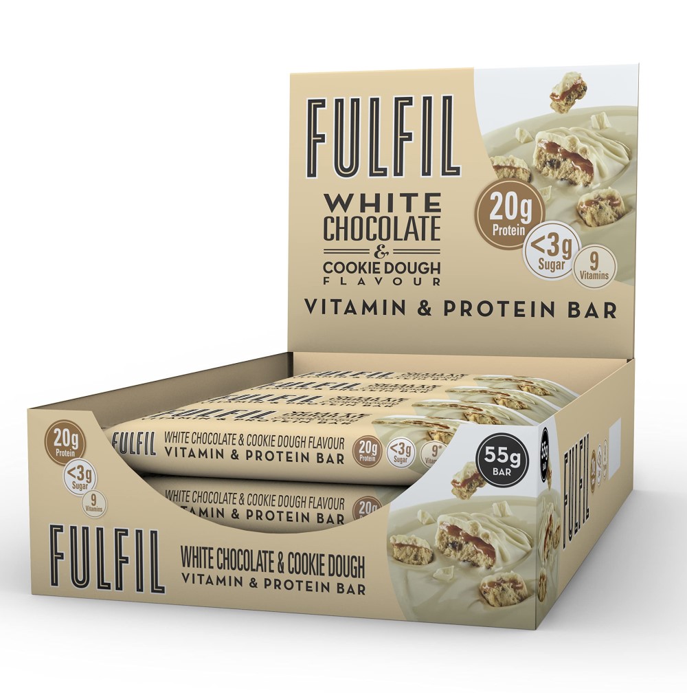 Fulfil Vitamin & Protein Bar - 55 g x15 White Chocolate Cookie Dough