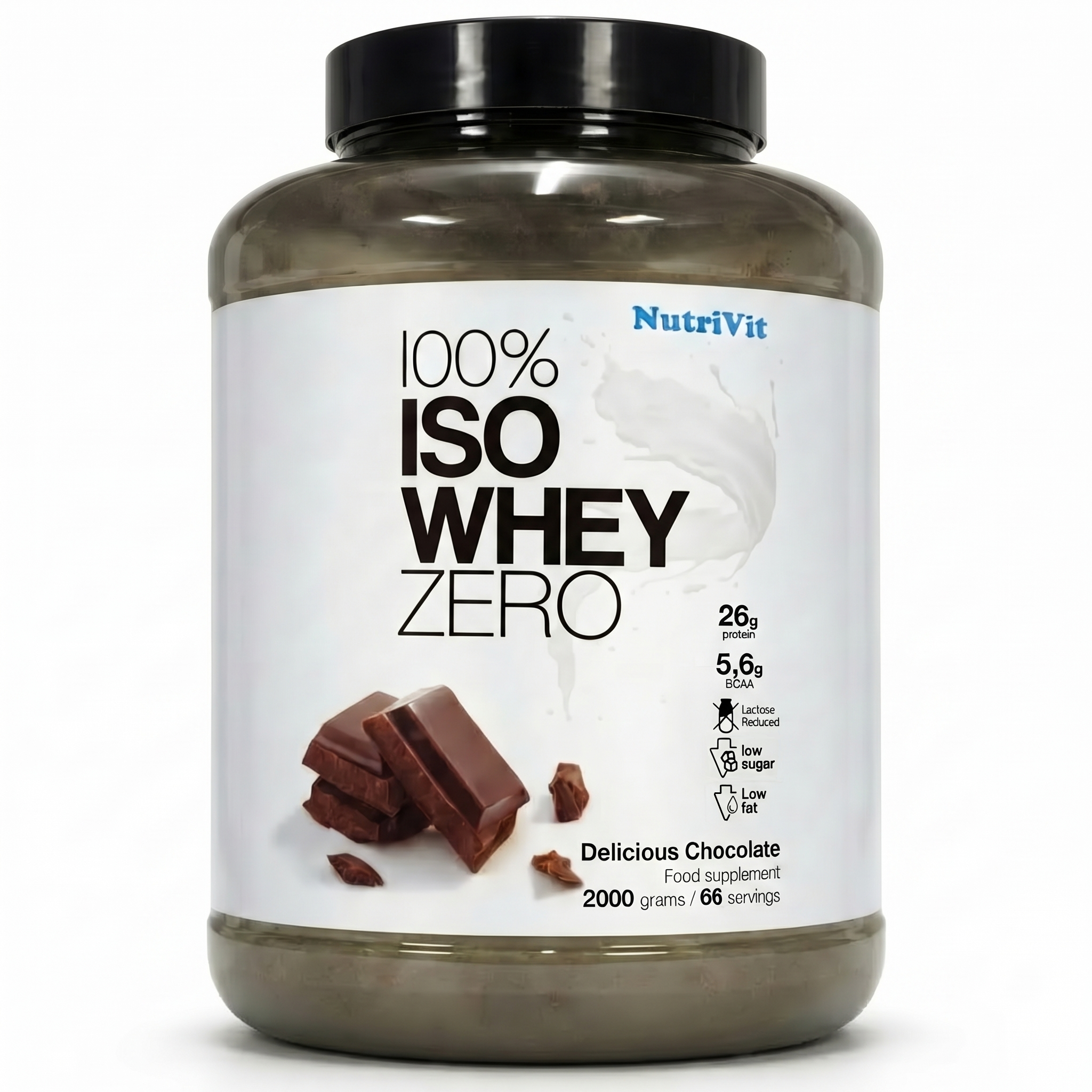protein, whey, isolate, powder, chocolate